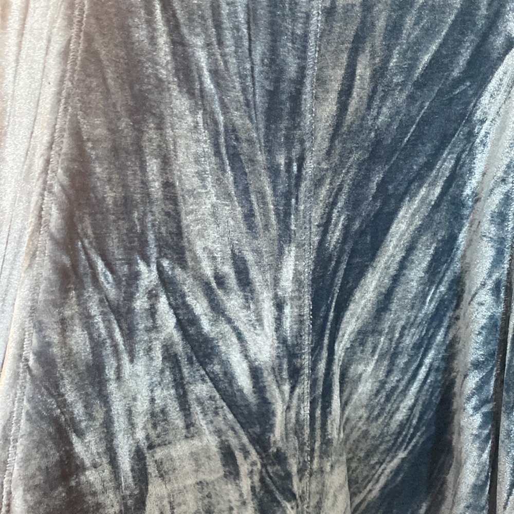 NWT blue velvet swing dress - Picture 3 of 6